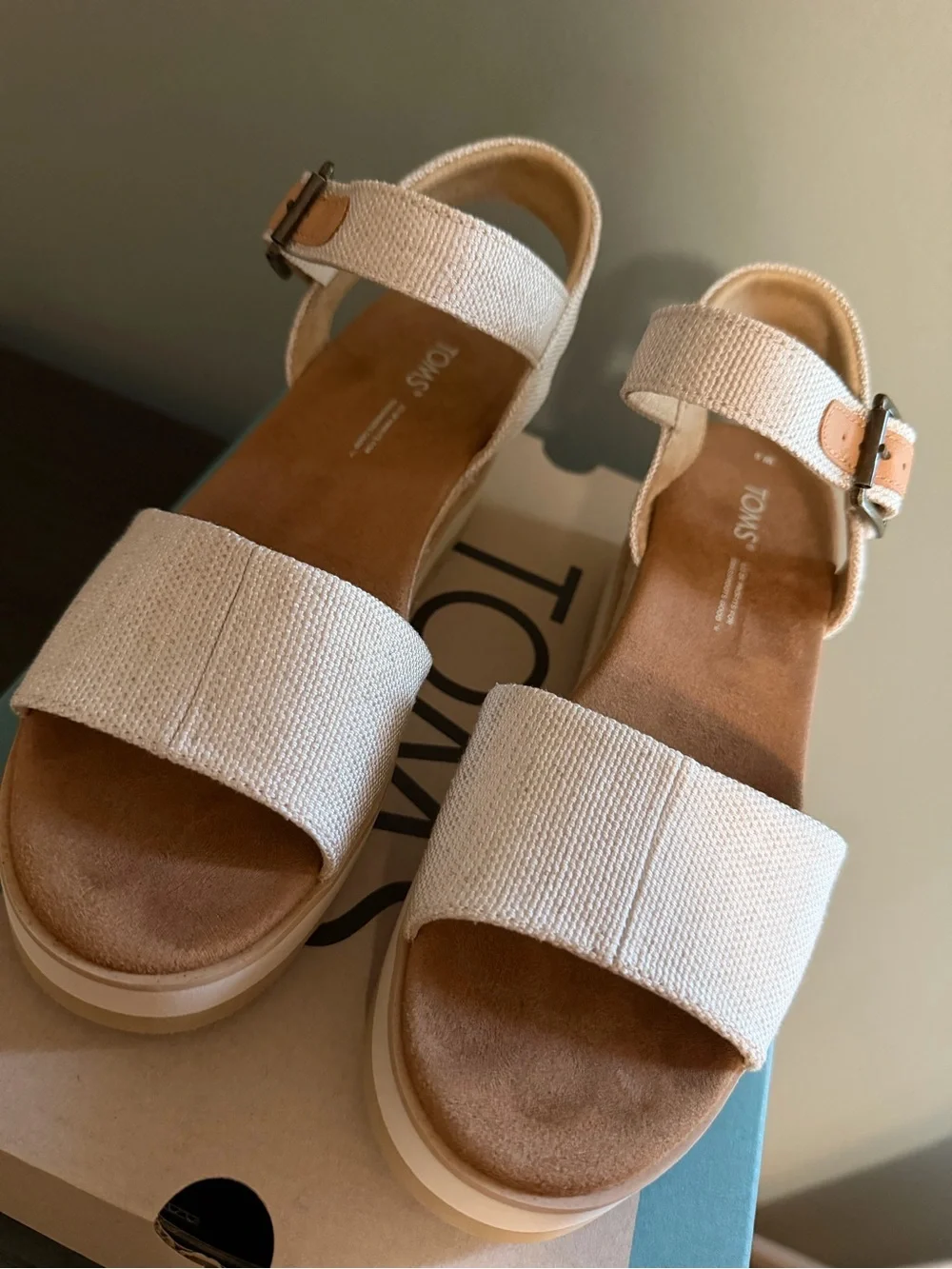 TOMS Diana Wedge Sandal - Natural